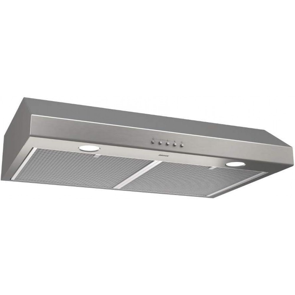 Broan-NuTone BCSQ130SS Three-Speed Glacier Under-Cabinet Range Hood wi