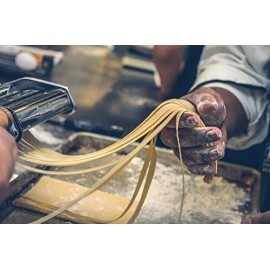 Imperia Pasta Maker Machine- Deluxe 11 Piece Set w Machine, Attachment