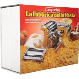 Imperia Pasta Maker Machine- Deluxe 11 Piece Set w Machine, Attachment