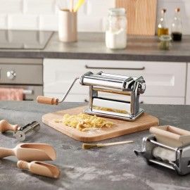 Imperia Pasta Maker Machine- Deluxe 11 Piece Set w Machine, Attachment