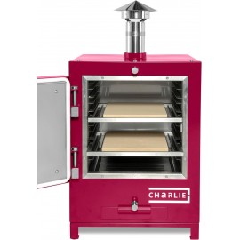 Charlie Cheeky Charcoal Oven - Tabletop (Rhubarb)
