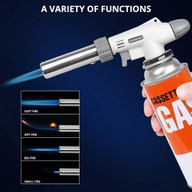 Sondiko Butane Torch, Waterproof and Wind-Resistant Industrial Torch,