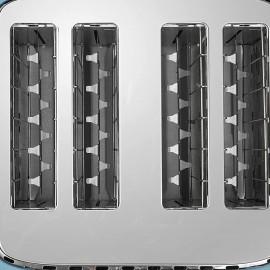 Haden Dorchester 4 Slice Wide Slot Bread and Bagel Retro Toaster with