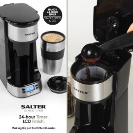 Salter EK2732 Personal Coffee Machine - One Cup Filter Coffee Maker, I