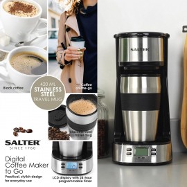 Salter EK2732 Personal Coffee Machine - One Cup Filter Coffee Maker, I