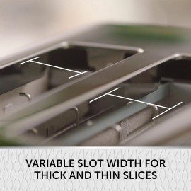 Breville Curve 4-Slice Toaster with High Lift and Wide Slots | White [