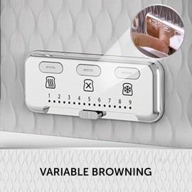 Breville Curve 4-Slice Toaster with High Lift and Wide Slots | White [