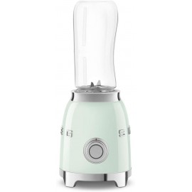 Smeg PBF01PGUK Retro 50’s Style Personal Blender, 2 x Bottles-To-Go, 2