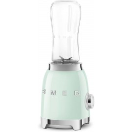 Smeg PBF01PGUK Retro 50’s Style Personal Blender, 2 x Bottles-To-Go, 2