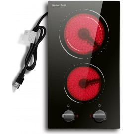 Hobsir hob 2 Burner Electric Cooktop, 110v Electric Burner Stove Top 1