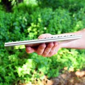 Volcann Portable Stainless Steel Mini Fire Pit BBQ with Spike Grill Ho