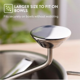 Navaris Food Mill - 20.5cm Stainless Steel Rotary Food Mill Sieve Grat