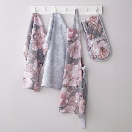 Catherine Lansfield Kitchen Dramatic Floral Cotton Double Oven Glove G