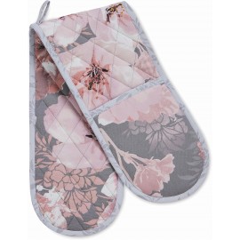 Catherine Lansfield Kitchen Dramatic Floral Cotton Double Oven Glove G
