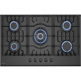 Empava 30 in. Gas Stove Cooktop 5 Italy Sabaf Sealed Burners NG/LPG Co