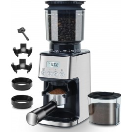 Homtone Coffee Grinder Electric Conical Burr, Adjustable Coffee Grinde