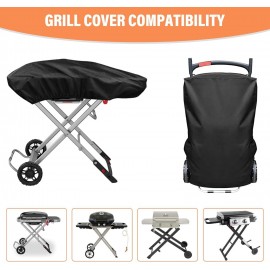 Gas Grill Covers for Weber Gas Grill Traveler LP Black 9010053 Barbecu