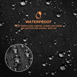 Gas Grill Covers for Weber Gas Grill Traveler LP Black 9010053 Barbecu