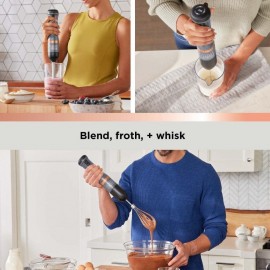 BLACK+DECKER Kitchen Wand Cordless Immersion Blender, 3 in 1 Multi Too