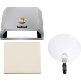 George Foreman Pizza Oven 12 BBQ Grill Top with Paddle, Suitable on Ch