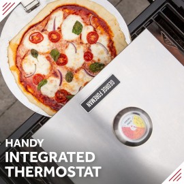 George Foreman Pizza Oven 12 BBQ Grill Top with Paddle, Suitable on Ch