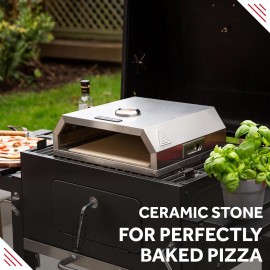 George Foreman Pizza Oven 12 BBQ Grill Top with Paddle, Suitable on Ch