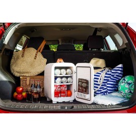 Pro10 Luxury Mini Fridge Cooler | Compact 10L Portable Small Fridge 12