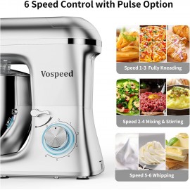 Vospeed 9 IN 1 Stand Mixer, 850W Tilt-Head Multifunctional Electric Mi