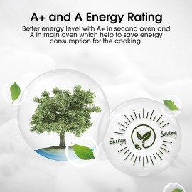 Hisense HDE3211BXUK 60cm Electric Cooker with Ceramic Hob - Brushed st