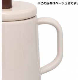 Noda Enamel Kettle, 0.3 gal (1.5 L), Enameled Porchka Pot, Made in Jap