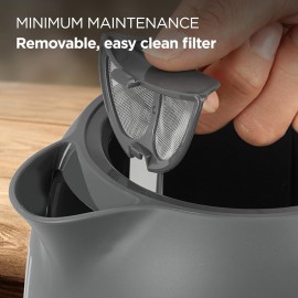 Kenwood Dusk Electric Kettle, 360° Swivel Base, Water Level Indicator,