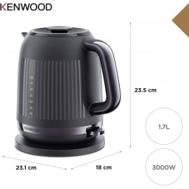 Kenwood Dusk Electric Kettle, 360° Swivel Base, Water Level Indicator,