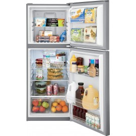 Frigidaire 11.6 Cu. Ft. Compact ADA Top Freezer Refrigerator in Brushe
