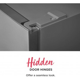 Frigidaire 11.6 Cu. Ft. Compact ADA Top Freezer Refrigerator in Brushe