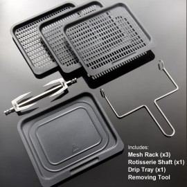 Quest 12L Digital Air Fryer Oven/Large Family Size / 5 in 1/6 Accessor