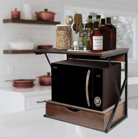 Redd Royal 2-Tier Kitchen Baker's Rack, Microwave Oven Rack Kitchen Co