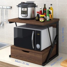 Redd Royal 2-Tier Kitchen Baker's Rack, Microwave Oven Rack Kitchen Co