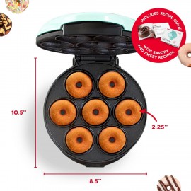DASH Mini Donut Maker Machine for Kid-Friendly Breakfast, Snacks, Dess