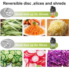 Food Processors,Samll Meat Grinder & Veggie Chopper with 2 Bowls, Elec