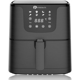 PureMate Air Fryer with Digital Display & Recipes Book, 5.5L Healthy O