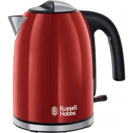 Russell Hobbs 20412 Stainless Steel Electric Kettle, 1.7 Litre, Red