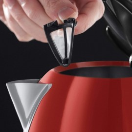 Russell Hobbs 20412 Stainless Steel Electric Kettle, 1.7 Litre, Red
