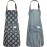 Lanzn 2 PCS PVC Apron For Women, Cooking Apron Waterproof Kitchen Apro