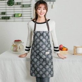 Lanzn 2 PCS PVC Apron For Women, Cooking Apron Waterproof Kitchen Apro
