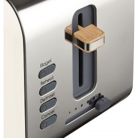 Salton Swan Nordic Toaster 2 Slice, 3 Modes with 6 Power Settings, Sli