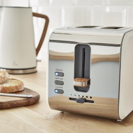 Salton Swan Nordic Toaster 2 Slice, 3 Modes with 6 Power Settings, Sli