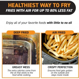 Gourmia Air Fryer Oven Digital Display 7 Quart Large AirFryer Cooker 1