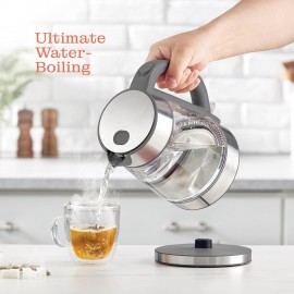 Speed-Boil Water Electric Kettle, 1.7L 1500W, Coffee & Tea Kettle Boro