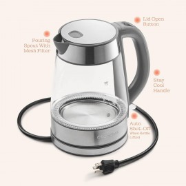 Speed-Boil Water Electric Kettle, 1.7L 1500W, Coffee & Tea Kettle Boro