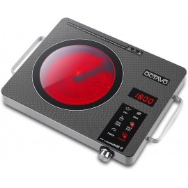 OCTAVO 1800 Watt Portable Infrared Burner, electric burner with 4 Hour